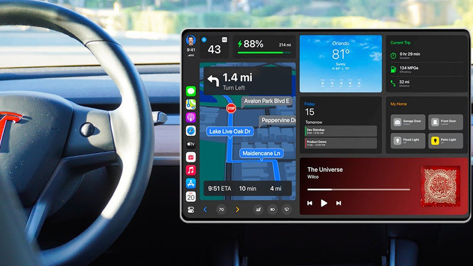 How to Use Apple CarPlay in Tesla with Carlinkit T2C?