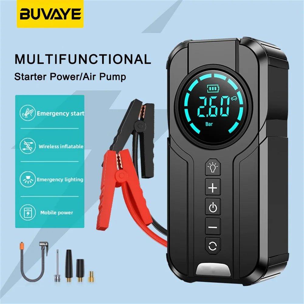 4 In 1 Cars Battery Starters Starting Auto Tyre Inflator