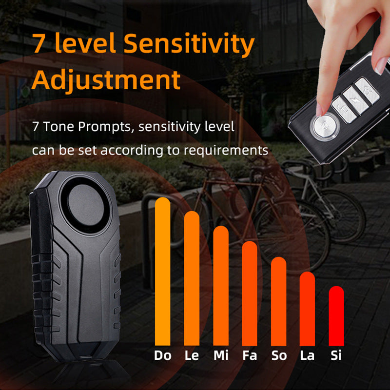 Wireless bicycle alarm