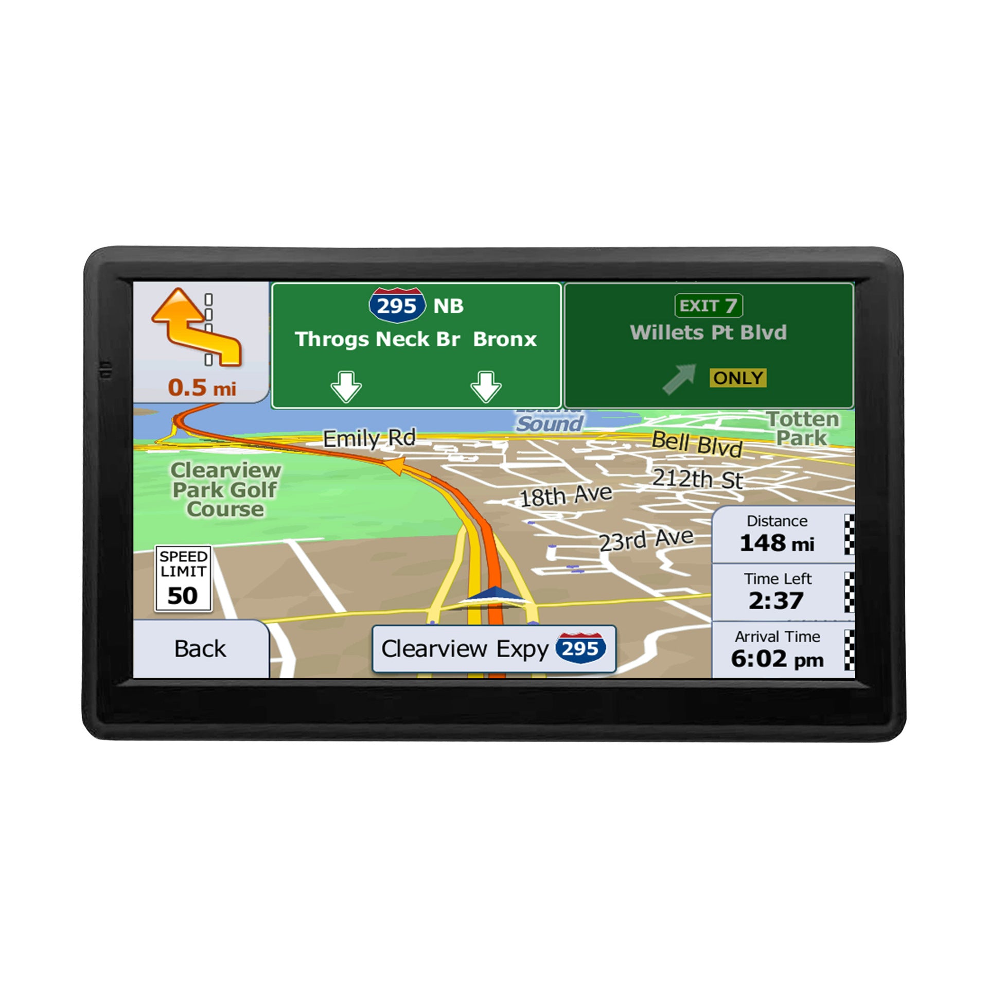 7” 8G+256M Multi-functional touch screen GPS navigation