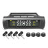 Solar Power TPMS Car Tire Pressure Alarm Monitor System