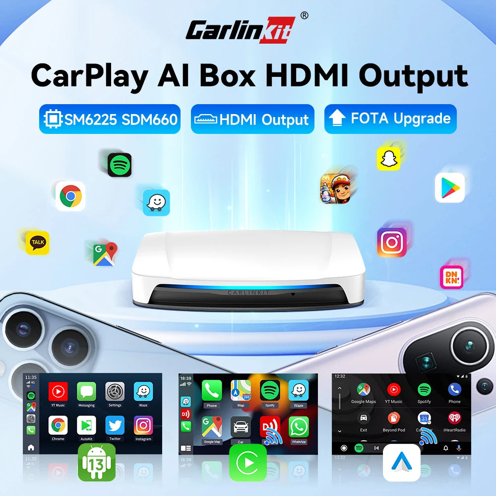 Carlinkit Tbox UHD Android 13 CarPlay AI Box with HD Output