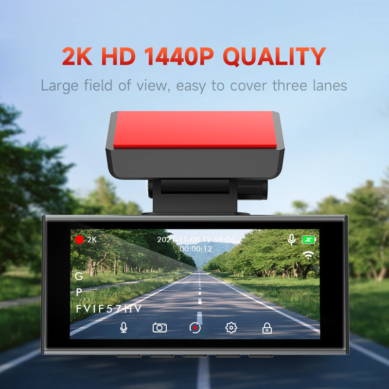 2K Dash Cam Touch Screen Factory