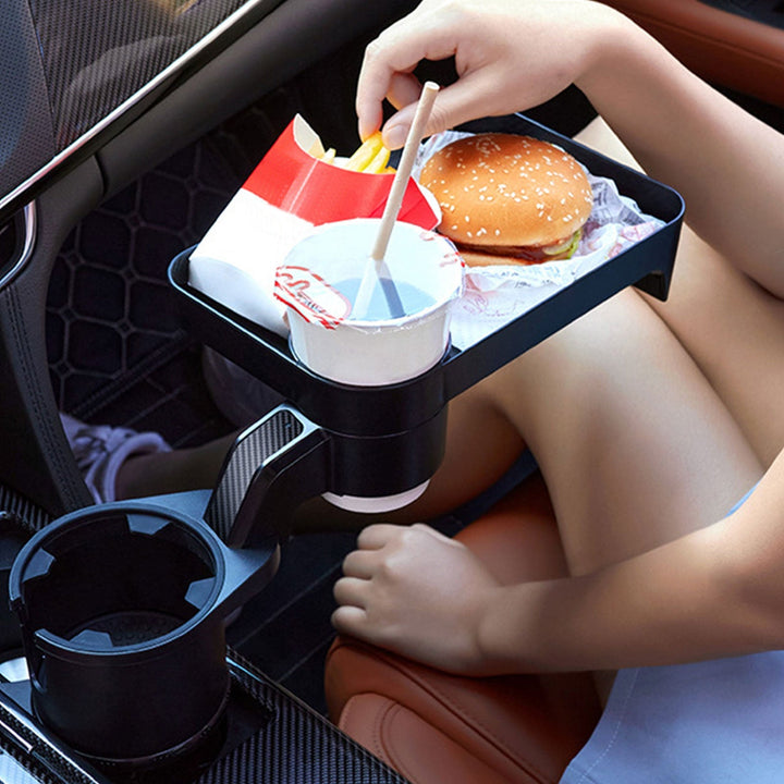 Vehicle Cup Holder Extender & Food Tray