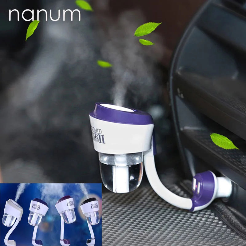 12V II Car Steam Humidifier With 2pc Charger USB